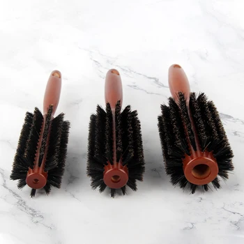 Multi-model Wooden Material Hair Salon Family Special Comb Boar Bristle Hair Curl Define Brush Brush for SHANGZHIYI