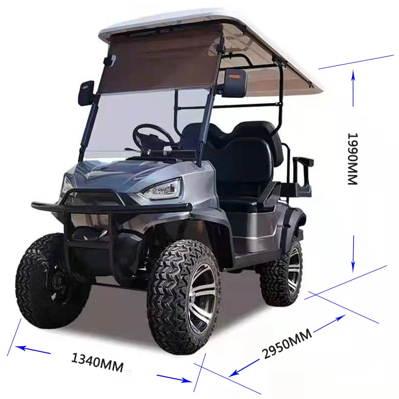 Factory Price Customized Luxury Zone Electric Golf Cart Club Car 2 4 6