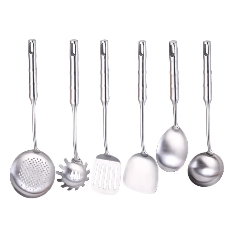 High Quality Kitchen Utensils Stainless Steel 304 Kitchenware 6 Pieces