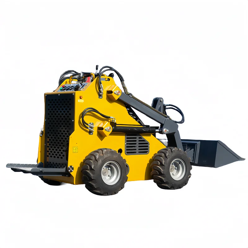 Good selling 4 wheels skid steer loader 380kg mini skid steer for sale