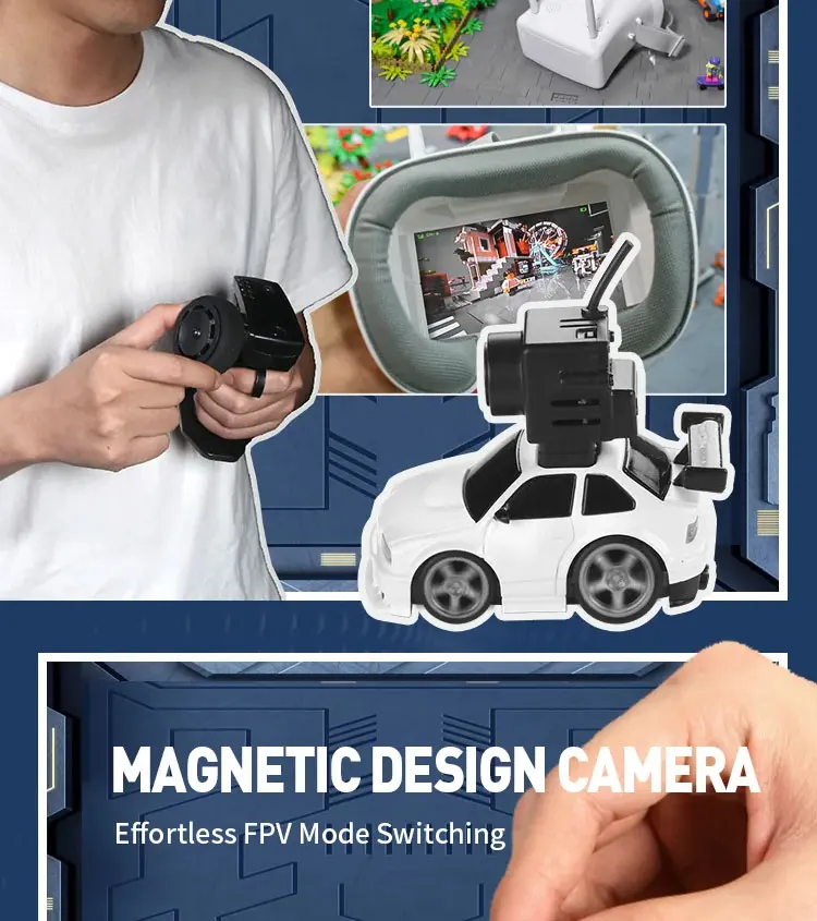 人気のFMS FLUSH30 164スケールRTRミニチュアドライビング磁気カメラ