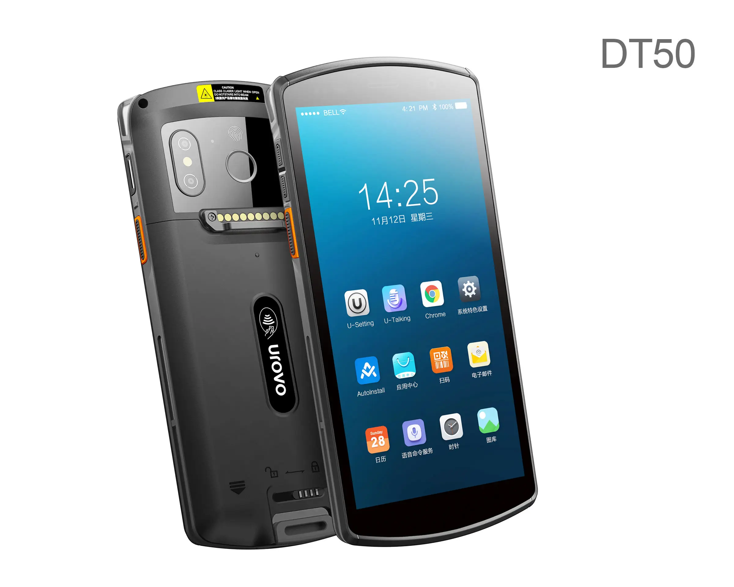 Urovo DT50 Data Collector Terminal Pda Barcode Scanner 4G GPS NFC RFID Handheld Pda Android 9 Rugged Industrial Pdas
