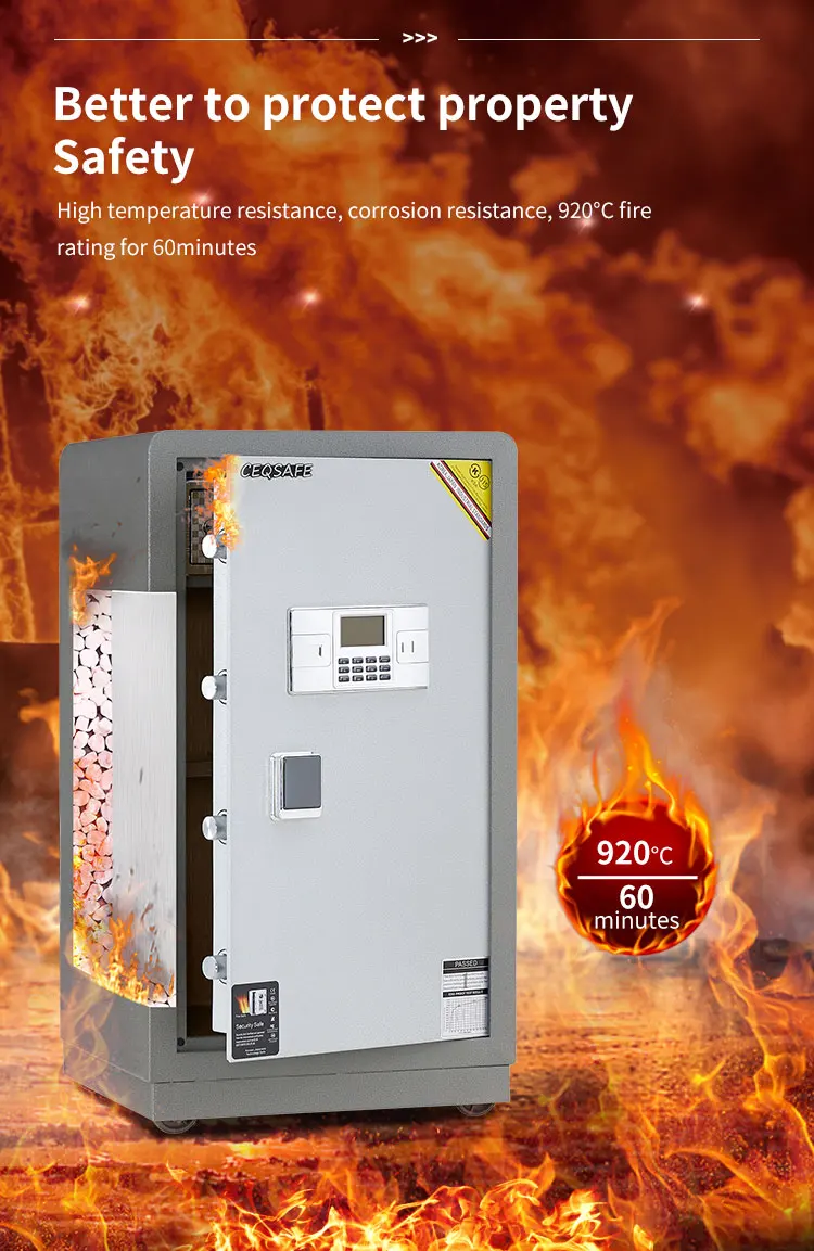 CEQSAFE High Quality Small Metal 1 Hour Fire Rating Cheap Fireproof Safe Box manufacture