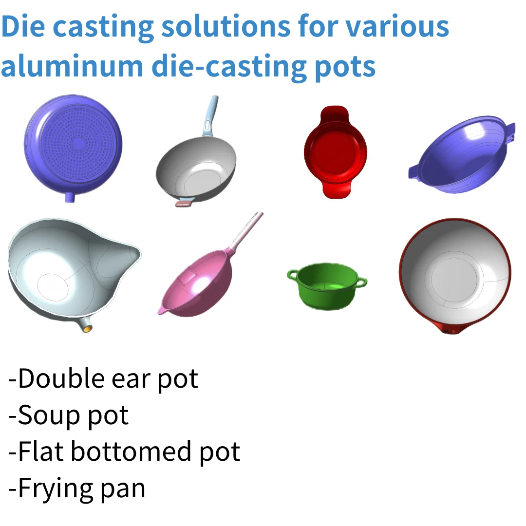 Longhua Custom Die-cast Aluminum Pot Molds and Aluminum Alloy Cookware Molds