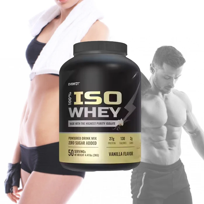 OEM Direct Factory Isolated Whey Protein Powder Daily Fitness Sport Supplement Vanilla Protein Shakes for Muscle Growth
