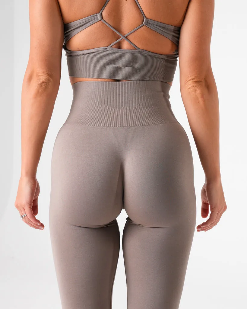High Waisted Seamless Hollow Out Yoga Pants, Women's Smiling Face Tight Pants