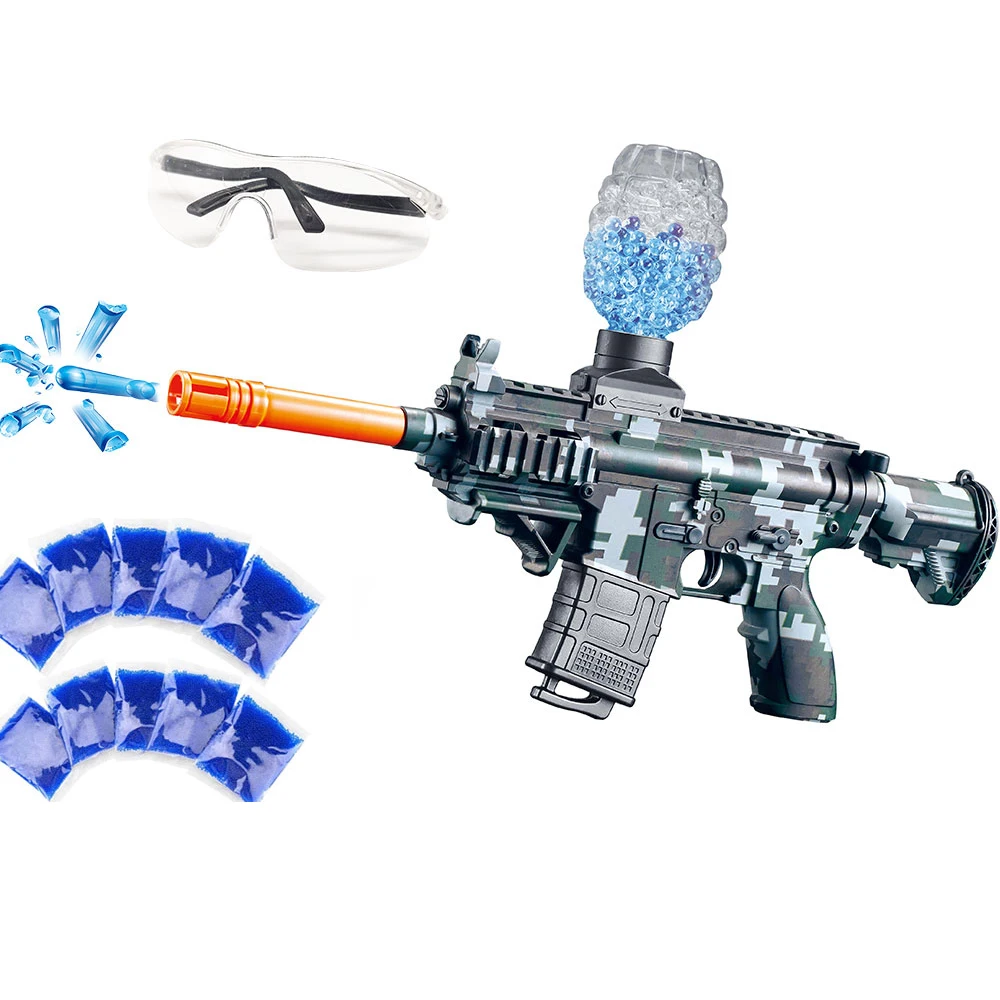 Electric With Gel Ball Blaster Manual Automatic M416 Splatter Ball Gun ...