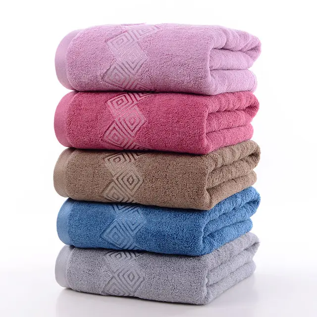 Bamboo cotton bath towel Household toiletries Bamboo carbon fiber towel beach towel