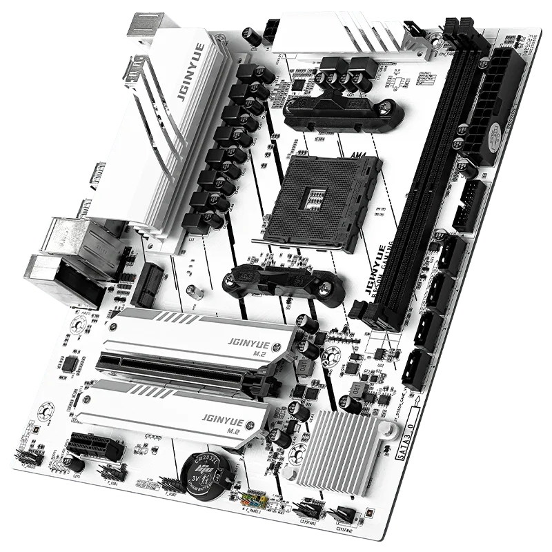 JGINYUE B550 マザーボード AMD Ryzen 5 5600GT JGINYUE B550 M-ATX Motherboard, Supports AMD Ryzen 5 4000/5000