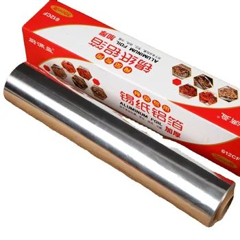 8011 Food Grade 10um 12um 30m Disposable Small Coil Kitchen Aluminum Foil Roll Household Falcon Foil Paper Metal Foil