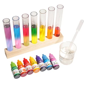 Creative Colorful test Tube Color Mixing Factory Direct Science & Engineering Toys for Age Kids-Toddler Boys Girls CE Approved