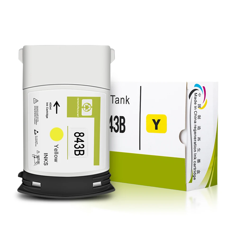 HP 843B Ink Cartridge - High Quality & One Time Chip