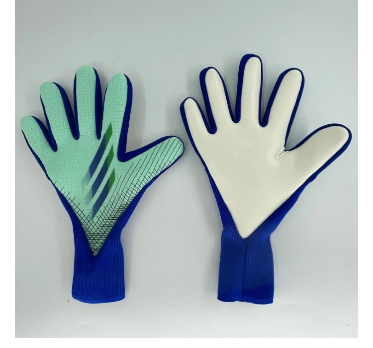 Black Goalkeeper Gloves Latex Foam Keeper Soccer Football Gloves