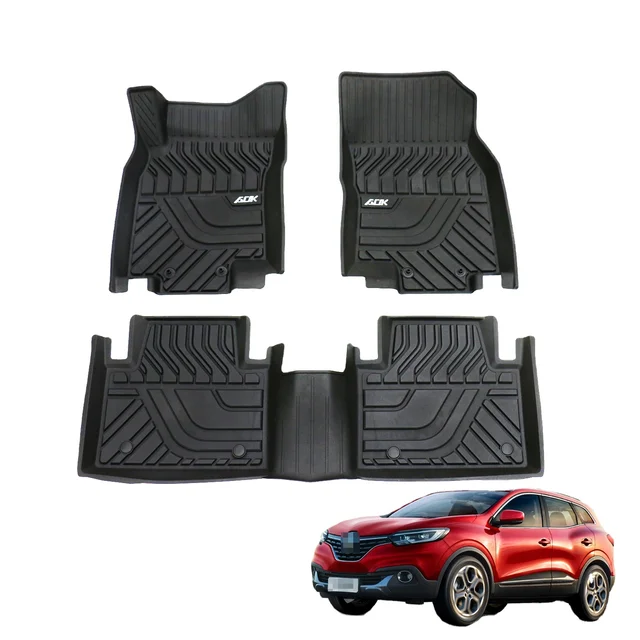 Bulk sale durable custom fit car accessories interior decorative auto foot pad floor mats for RENAULT KADJAR