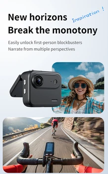 Compact 4K Ultra-definition 64MP Action Camera with MicroSD Waterproof 2-inch IPS Screen Aluminum & Titanium Alloy Y360 detail image