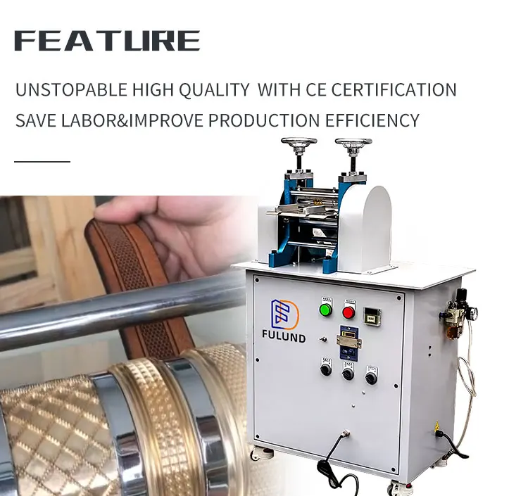 Leather Ironing Machine Leather Temperature Roller Plating Embossing Machine Leather Belt Making