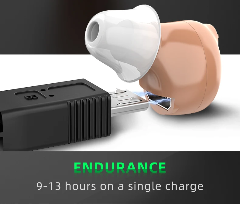 Cheap Mini Cic Hearing Aids Rechargeable Invisible Ear Hearing Aid For