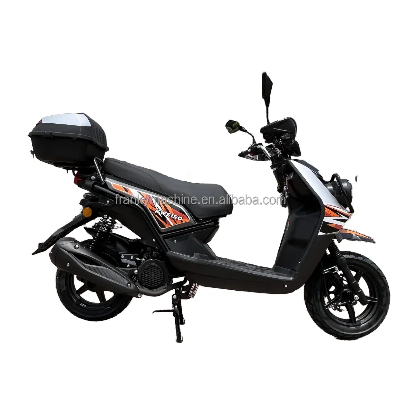 Popular 125cc Gas Moped Scooter Cheap 50cc Gasoline Scooter with Pedals