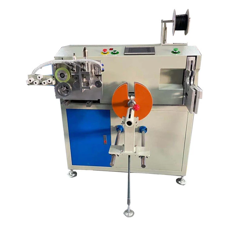 Length Measuring Electric Wire Spooling Cable Bobbin Wind Rewind Tie Tying Machine