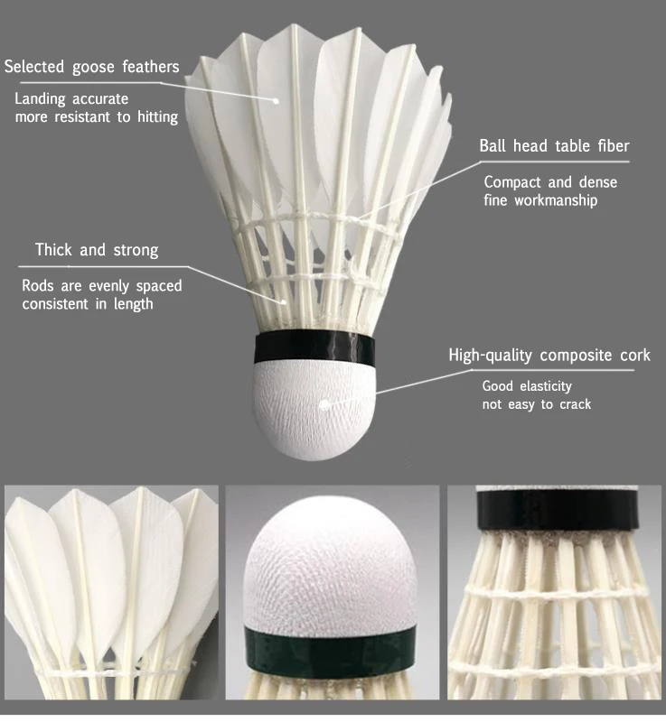 Shuttlecock Lingmei 90 Goose Feather Badminton Used For International ...