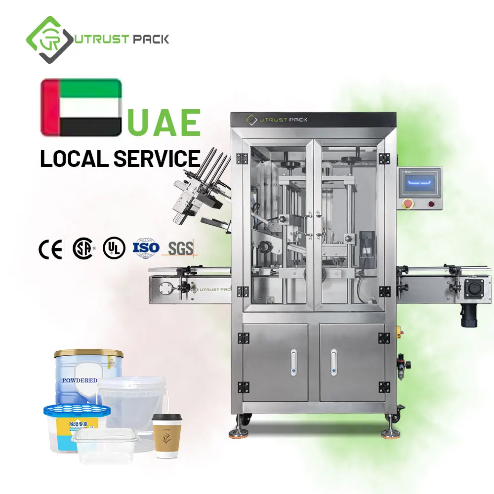 Manufacturers Press Capper Capping Machine Fully Automatic Cap Lidder Candy Lid Press Machine