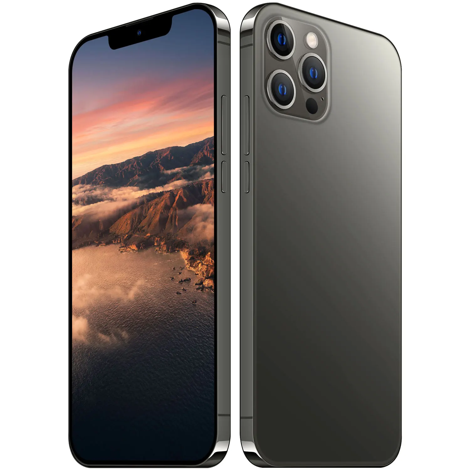 I12 pro Max смартфон экран 6 7 дюймов 8 ГБ + 256 Android система 16 Мп 32 МП 6800