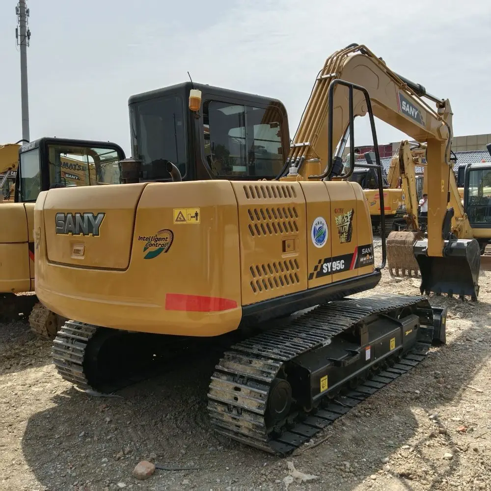 10000 KG Second Hand Excavator Sany95 With Durable Bearing Components 9.5ton
