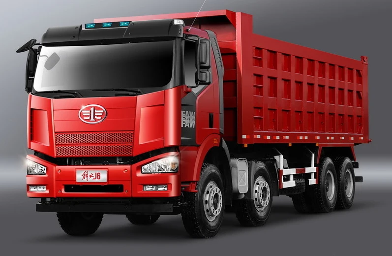 FAW J6 赤 ダンプトラック FAW 40トンダンプトラック - 新品、保証12ヶ月、自由部品、ディーゼル