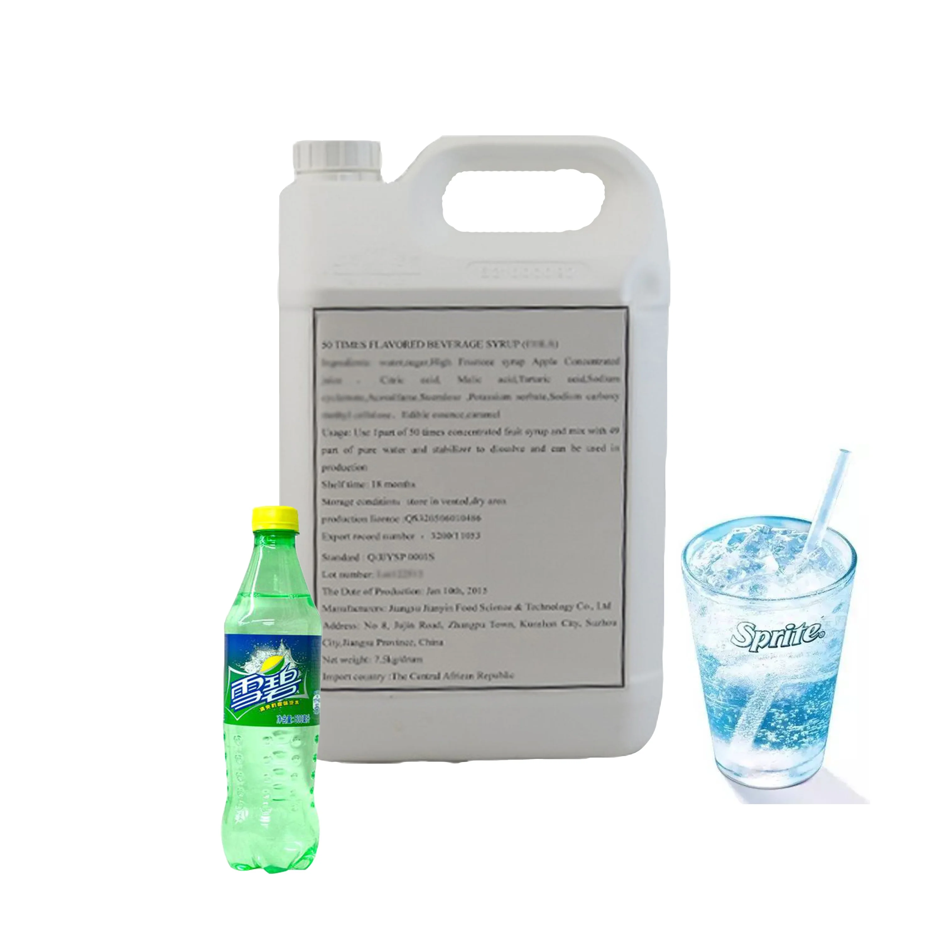 100 times  concentrate  syrup-spritee flavor