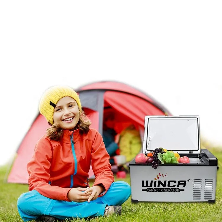 25-50L Portable Car Refrigerator Fridge DC12V Mini Cooler Freezer Travel Camping