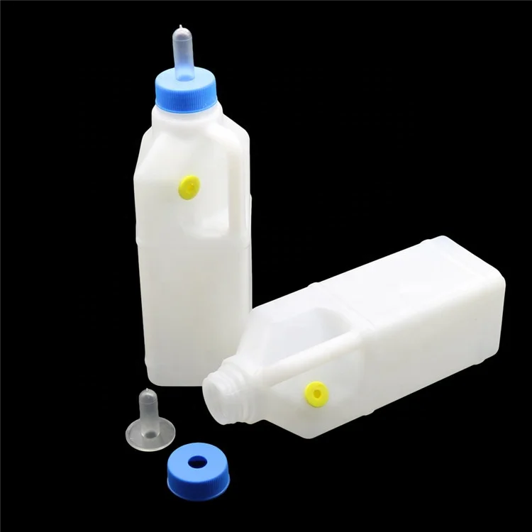 850 ML Animal Feeding Bottles Cattle Sheep Pig Calf Milk Bottle Animal Weaning Nipple White Bottle