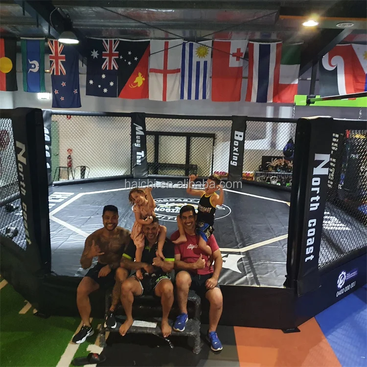 オクタゴンMMAケージコンペティション標準高架MMAケージ六角形MMA オクタゴンMMAケージコンペティション標準高架MMAケージ六角形MMA