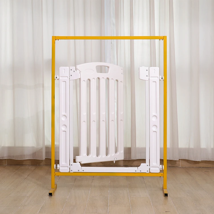 Plastic baby gate with sales door