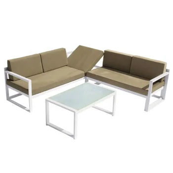 Aluminum Chair Outdoor Garden Rattan Furniture Set Rope Furniture Set Multi Function Sofa