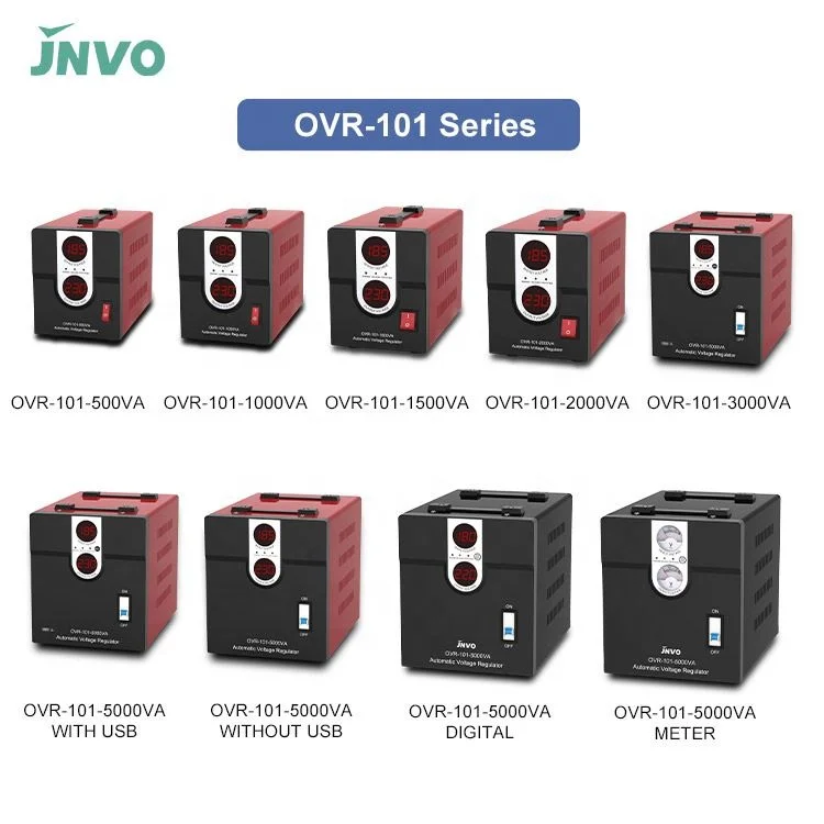 AVR 3000 Watt 3000VA Electron Relay Type Ac Automatic Stabilizer Voltage Regulator 40kva for Computer