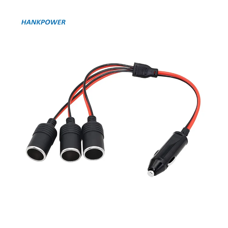 elfbar nachfüll pod läuft aus Adaptateur de chargeur d'alimentation pour allume-cigare de voiture 3 en 1  12v 24v, séparateur 1 à 3, prise mâle vers femelle, câble d'extension