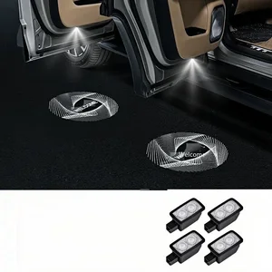 2026 Model Dedicated Projection Floor Lamp Ambient Light Vehicle Door Greeting Light Parts for BYD Leopard 8