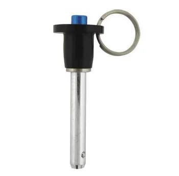 Stainless steel line arrays Button Handle quick release spring loaded self locking safety Ball Lock Pins