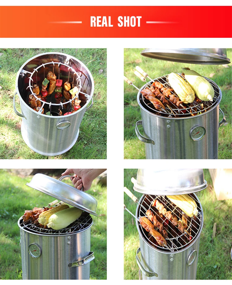 Wholesale Stainless Steel Commercial Vertical Charcoal Bbq Chicken