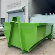 Factory Carbon Steel Heavy Duty Outdoor Waste Recycling Scrap Metal Skip Scrap Bins With Picket Recycling Dumpster