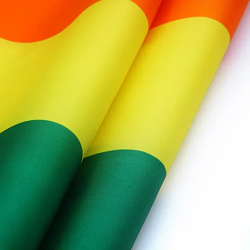 Intersex Progress Pride Flagge 90x150 Cm – Bestickt, Genähte Streifen, UV-beständig Mit 2 Messingösen