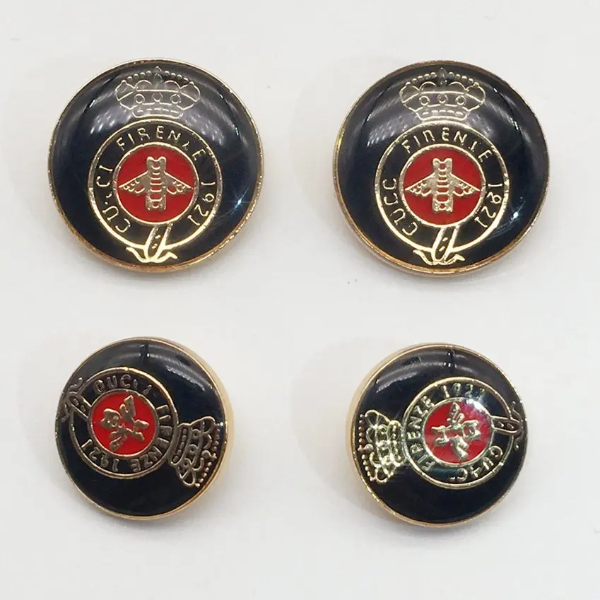Lot De 5 Gros Boutons Modernes Des Années 2000 - Réf 639 - Echantillons