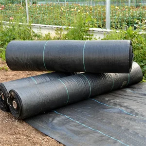 Custom-Size White & Black Agriculture PP Weed Mat Fabric Non-Woven Ground Cover for Landscape & Weed Control