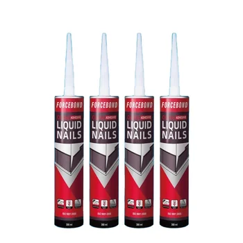 Forcebond Liquid Nail Free Construction Adhesive Clear weatherproof OLV66