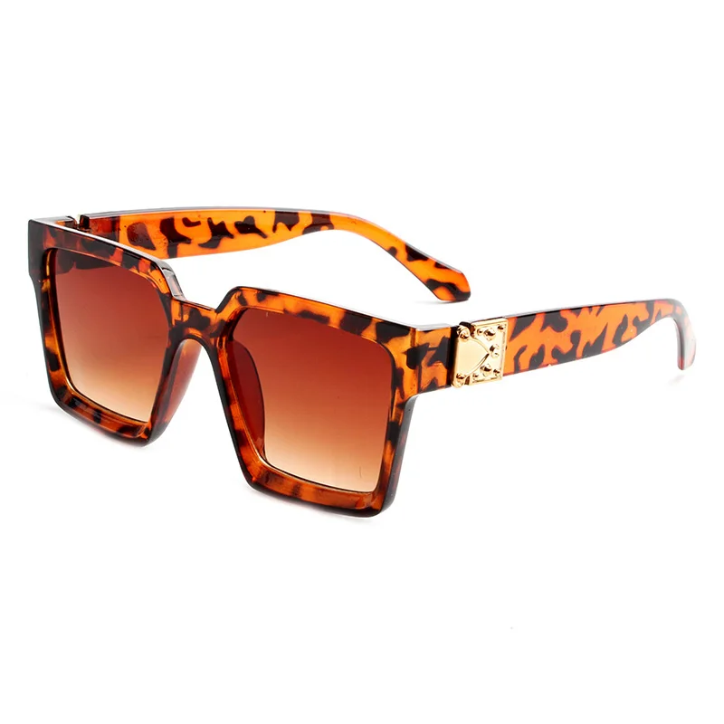 Trendy Luxury Sunglasses Millionair Gafas De Lujo Large Frame Square Pc Men and Women Sh aperçu 4