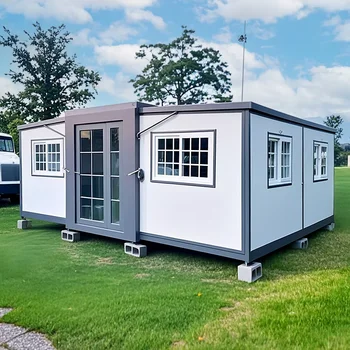 Livable 2 3 4 5 Bedroom Prefabricated Prefab Modular Mobile Home Folding Expandable Container House 20ft Living Tiny House 36㎡