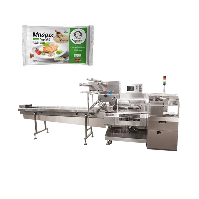 Horizontal Automatic Frozen Kebab Packing Machine,meat Wrapping Machines