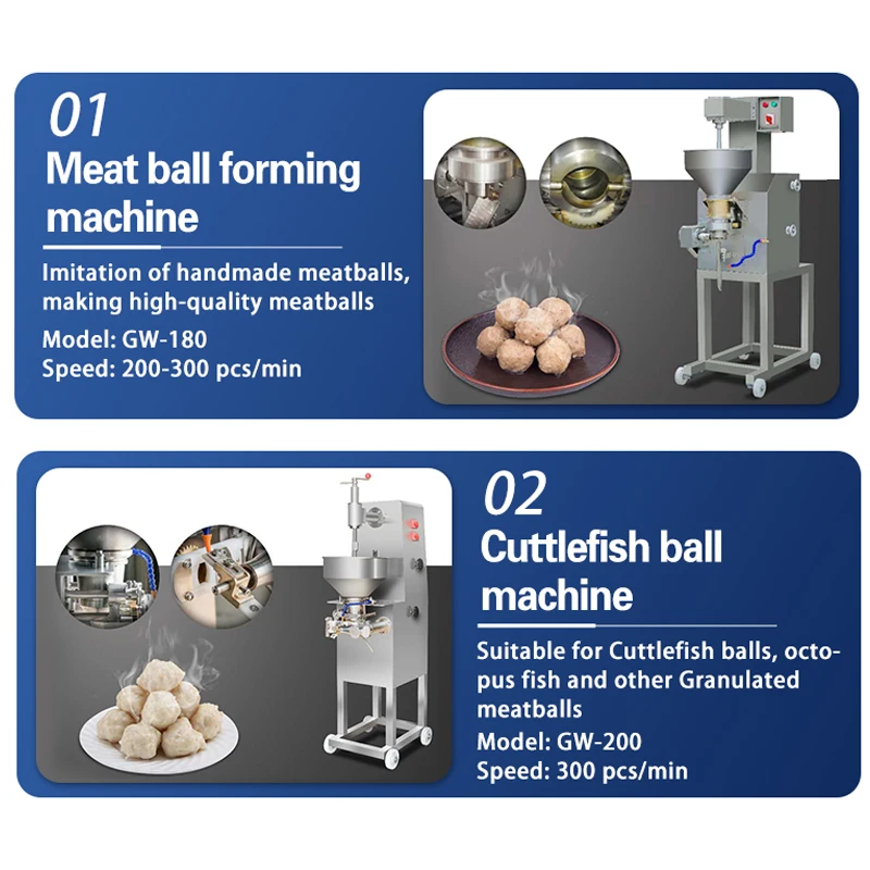 TCA High Quality Internal Meatball Forming Machine Fish Meat Ball Making Machine for Sale