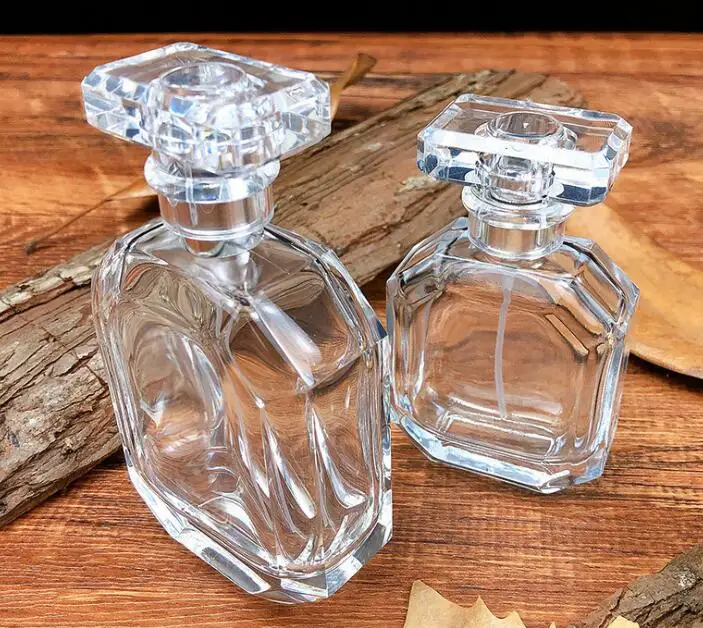 Tasteless Cassette Polygon Cologne Spray Bottle 3oz 4oz Perfume Bottles