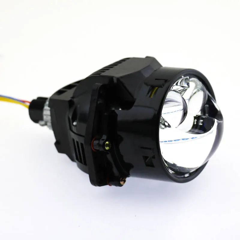Car 3.0inches 75w Led Projector Bifocal Lens Headlight Laser In Matrix Nondestructive Universal